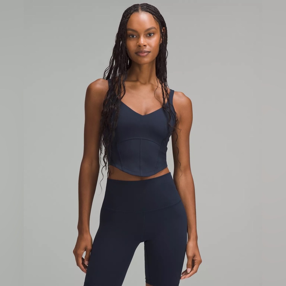 Lululemon Align Corset Tank Top size 4 True Navy TRNV